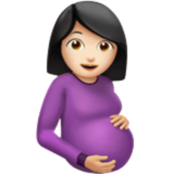 Эмодзи беременная