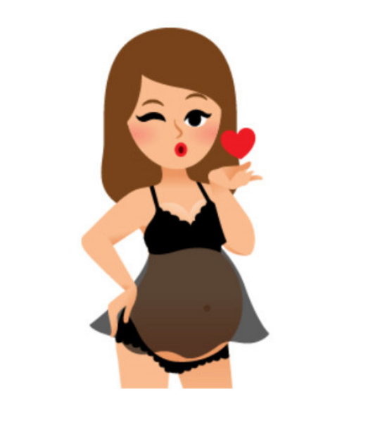 Смайлик беременной