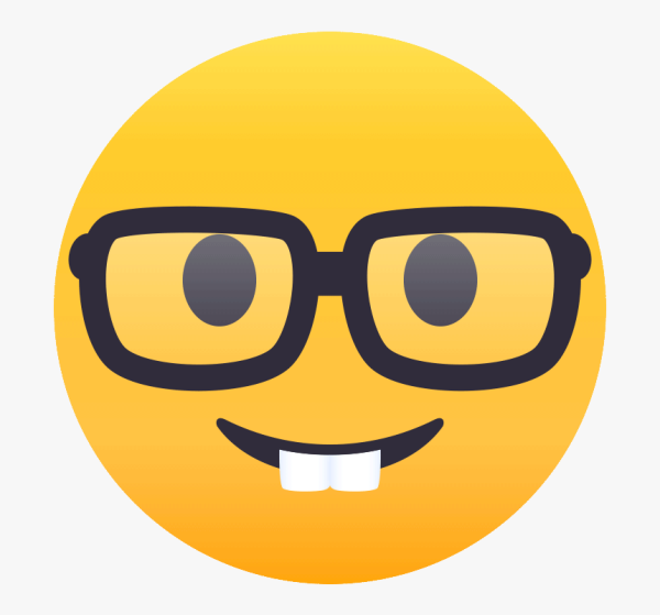 Смайлик очкарик