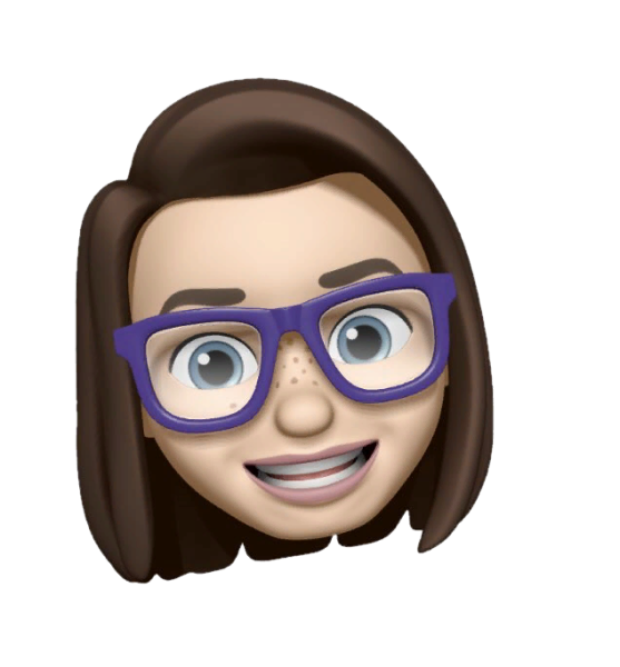 Эмодзи девочка в очках