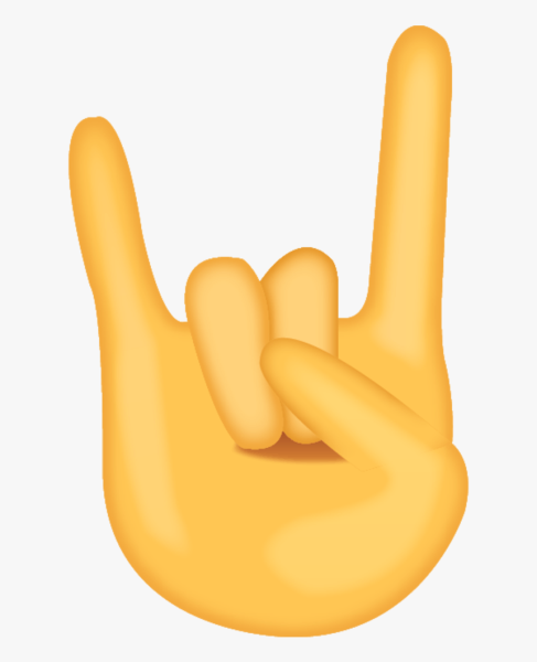 Смайлик с двумя пальцами