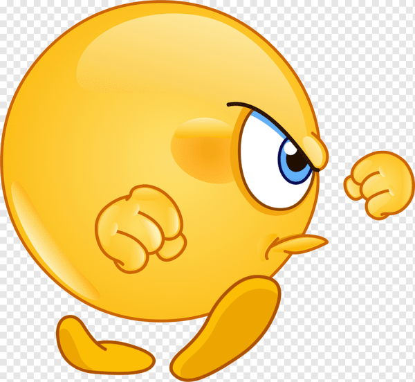 Смайлик бежит