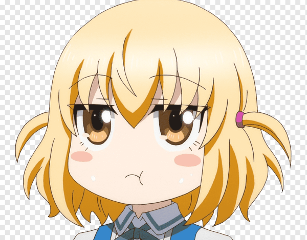 Аниме надулась