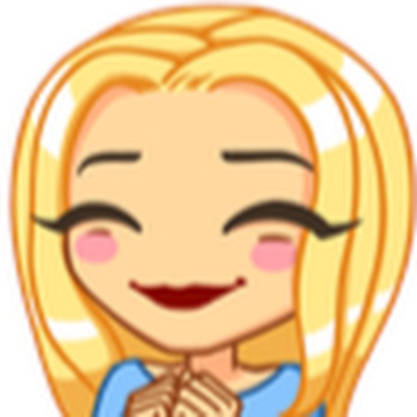 Смайл блондинка