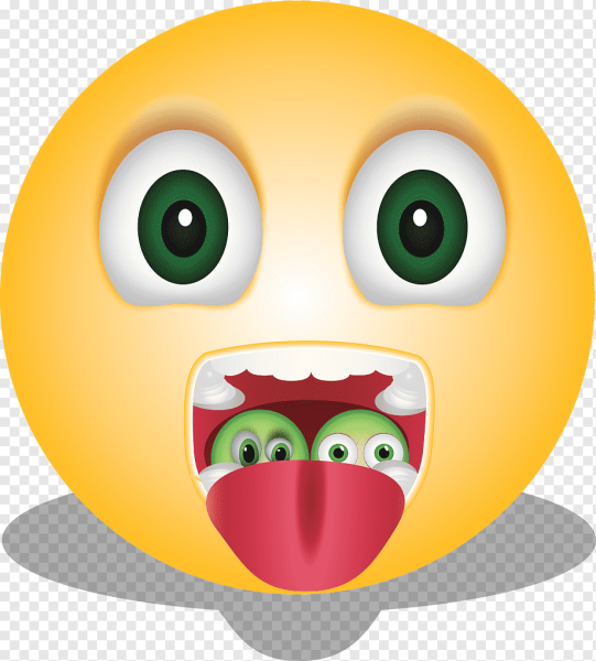 Смайлик болит горло