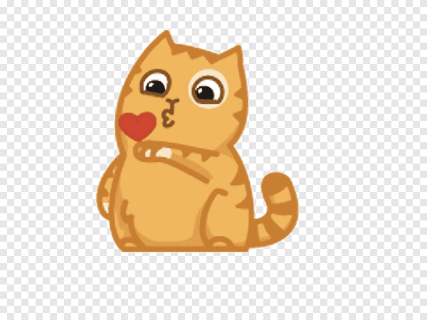 Стикеры ВК кот