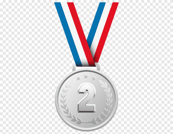 Второе место на прозрачном фоне