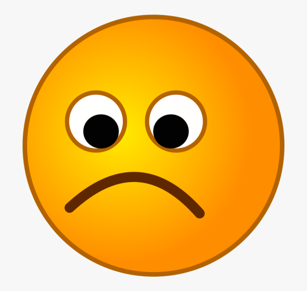 Грустный смайлик