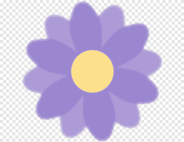 Фиолетовый цветок эмодзи