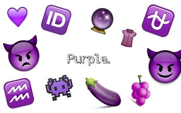 Наклейки фиолетового цвета