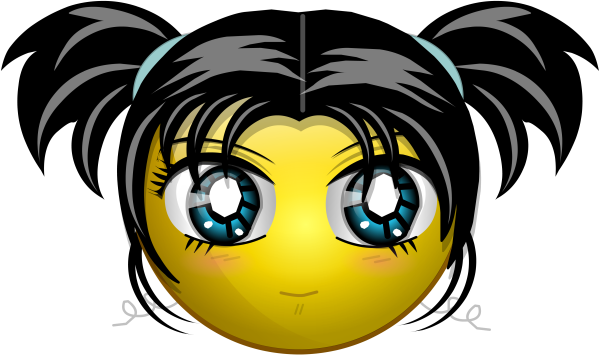 Смайлик девочка