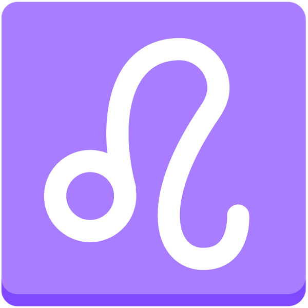 Лев знак зодиака смайлик