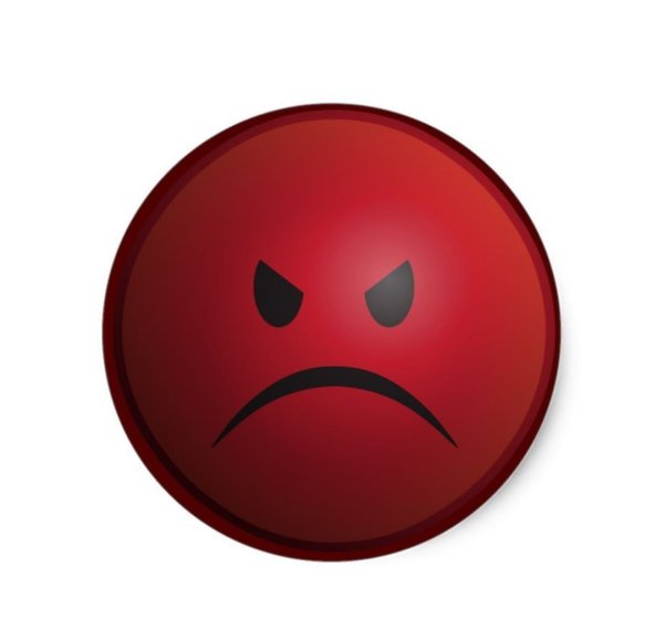 Очень злой смайлик