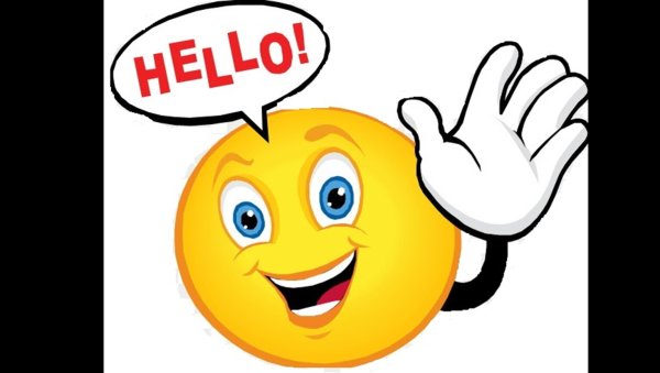 Приветствующий смайлик