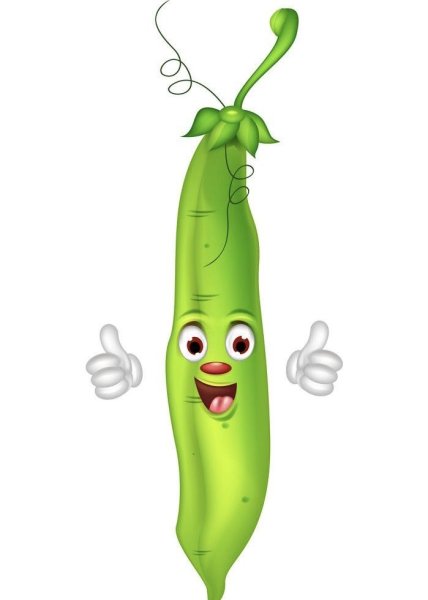 Зелёный горошек Смайл