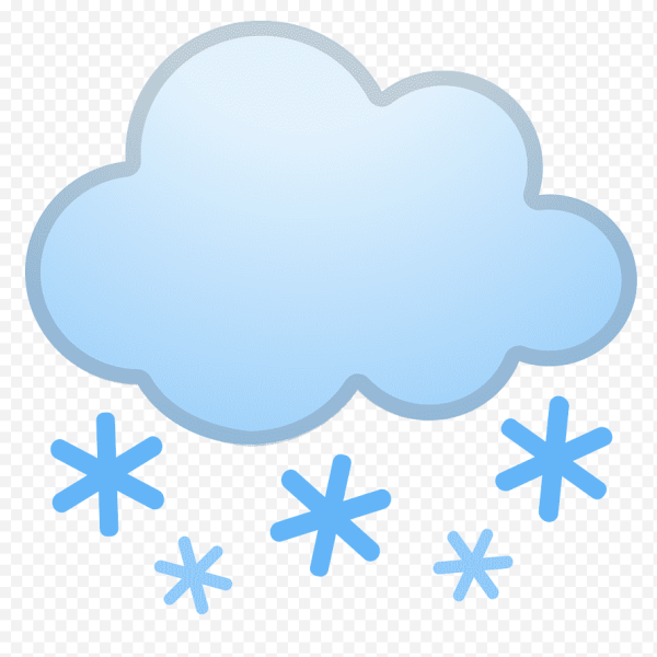 Облако со снегом