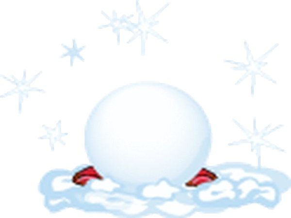 Снежный смайлик