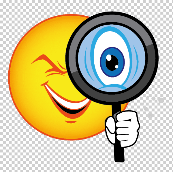 Смайлик любопытство