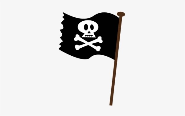 Пиратский флаг для детей