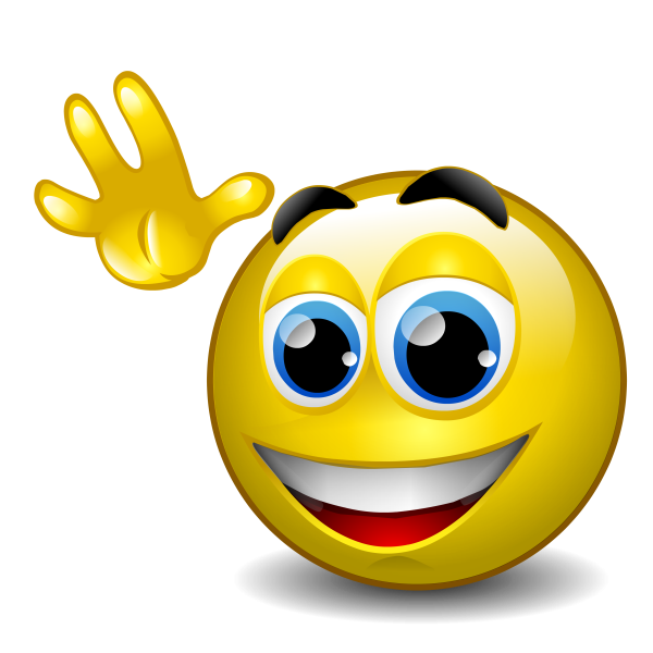 Смайлик приветик