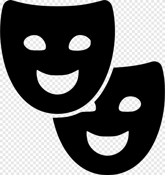 Театральная маска улыбка