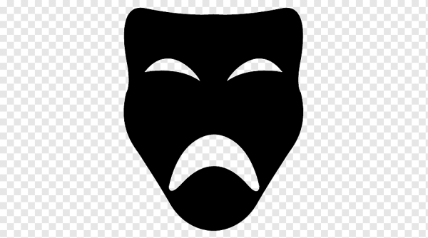 Черная Театральная маска