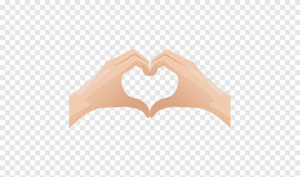 Эмодзи сердце руками