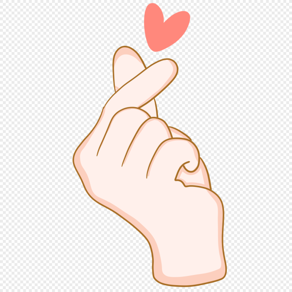 Жесты сердца из пальцев