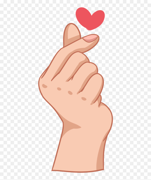 Знак любви пальцами человека