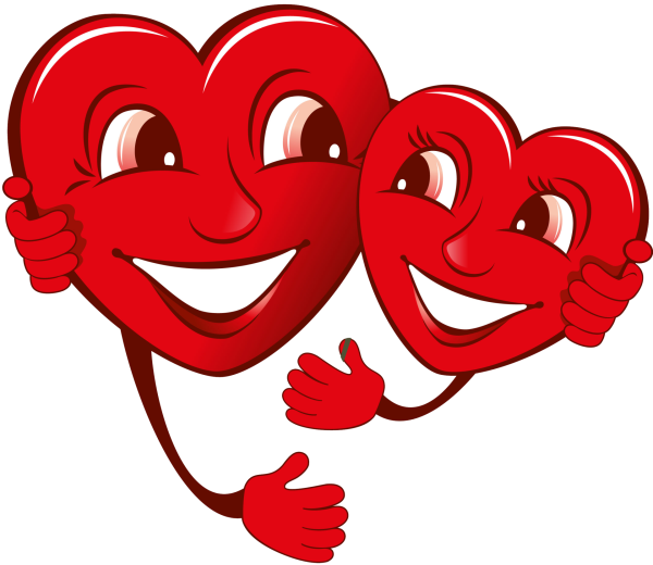 Веселые сердечки