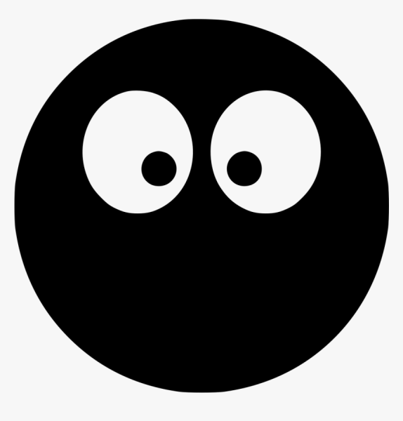 Смайлы чёрно белые