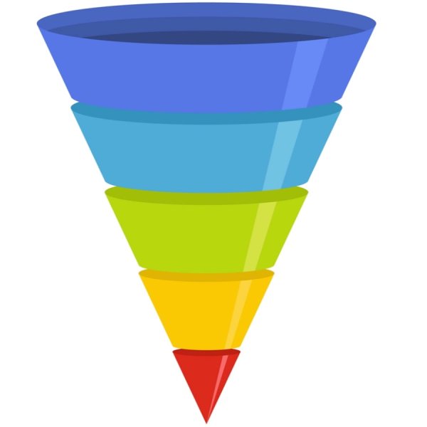 Воронка продаж без фона