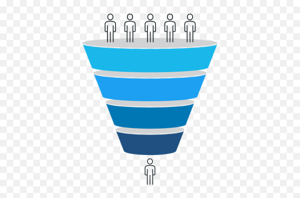 Воронка продаж без фона