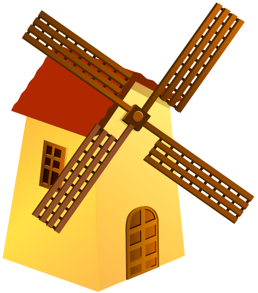 Ветряная мельница мультик