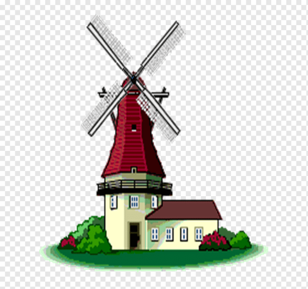 Ветряная мельница логотип