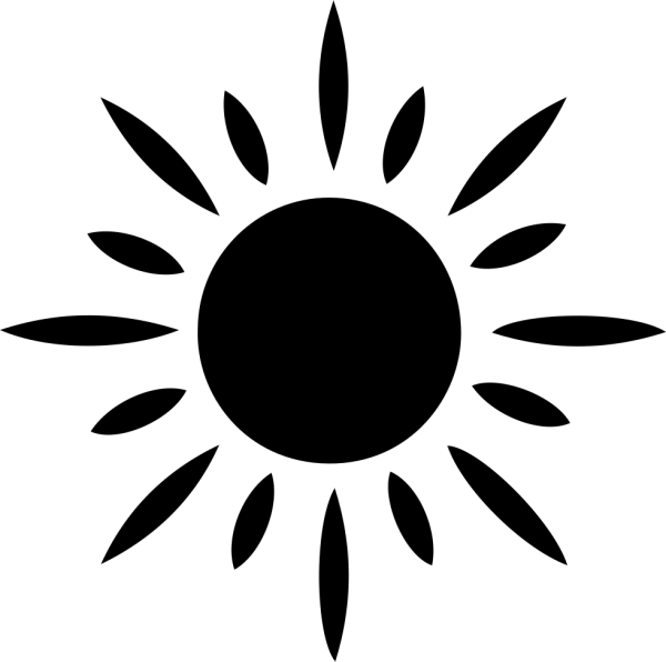 Солнце пиктограмма