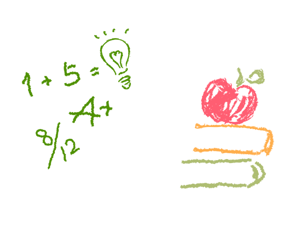 Надписи мелом на прозрачном фоне