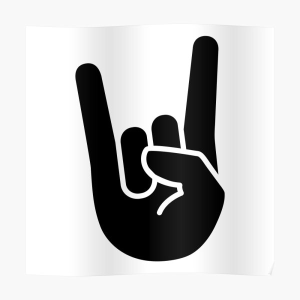 Рокерский знак пальцами