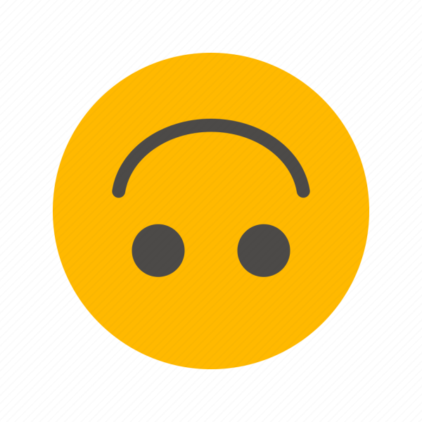 Эмодзи Перевернутая улыбка