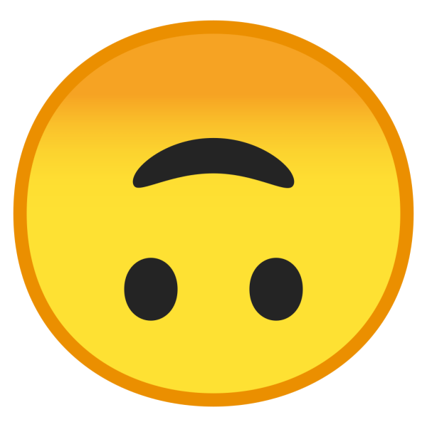 Смайл с поднятой бровью