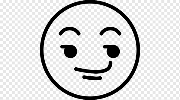 Смайлики в черно белом цвете