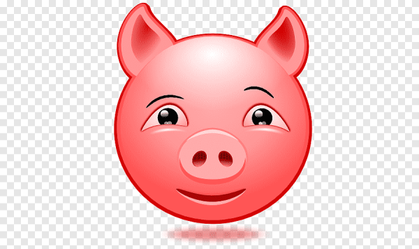 Эмодзи поросенок