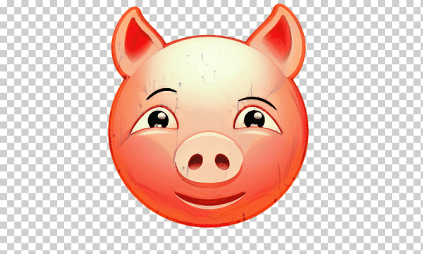 Смайлик свинья