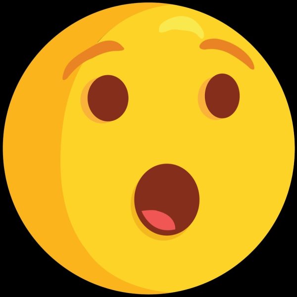 Смайлик открыл рот