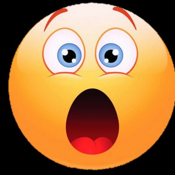 Удивленный смайлик