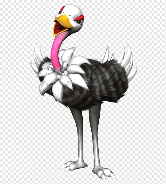 Персонаж страус