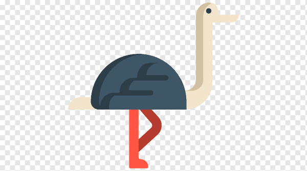 Страус эмодзи