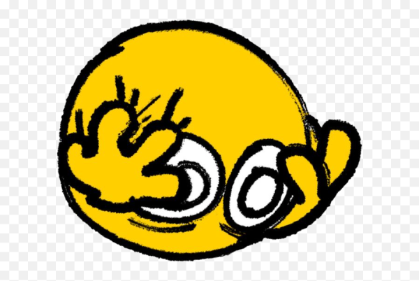 Смайлик держится за голову