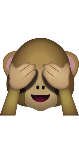 Смайлик с закрытым лицом рукой