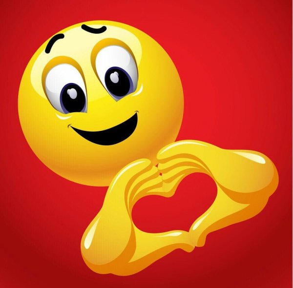 Большой Смайл с поцелуем
